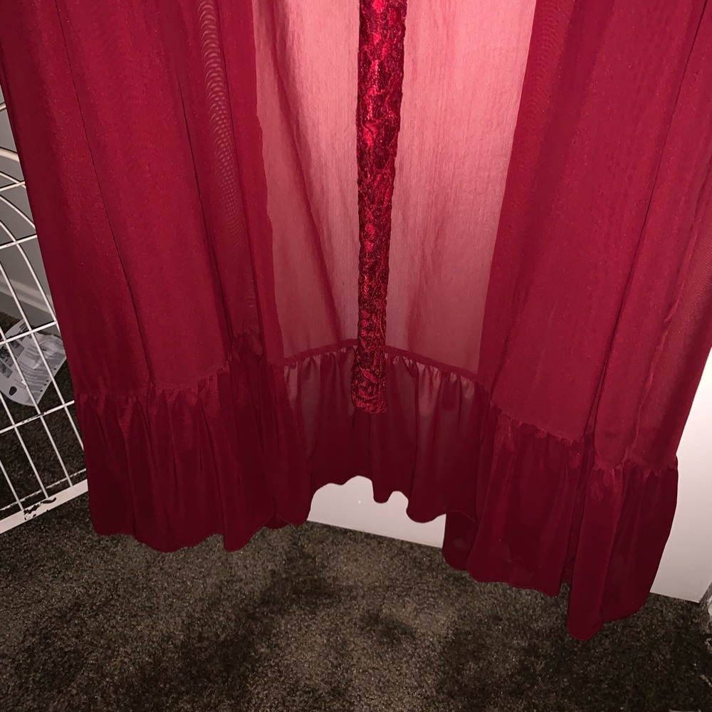 Long Mesh Robe - Picture 6 of 7